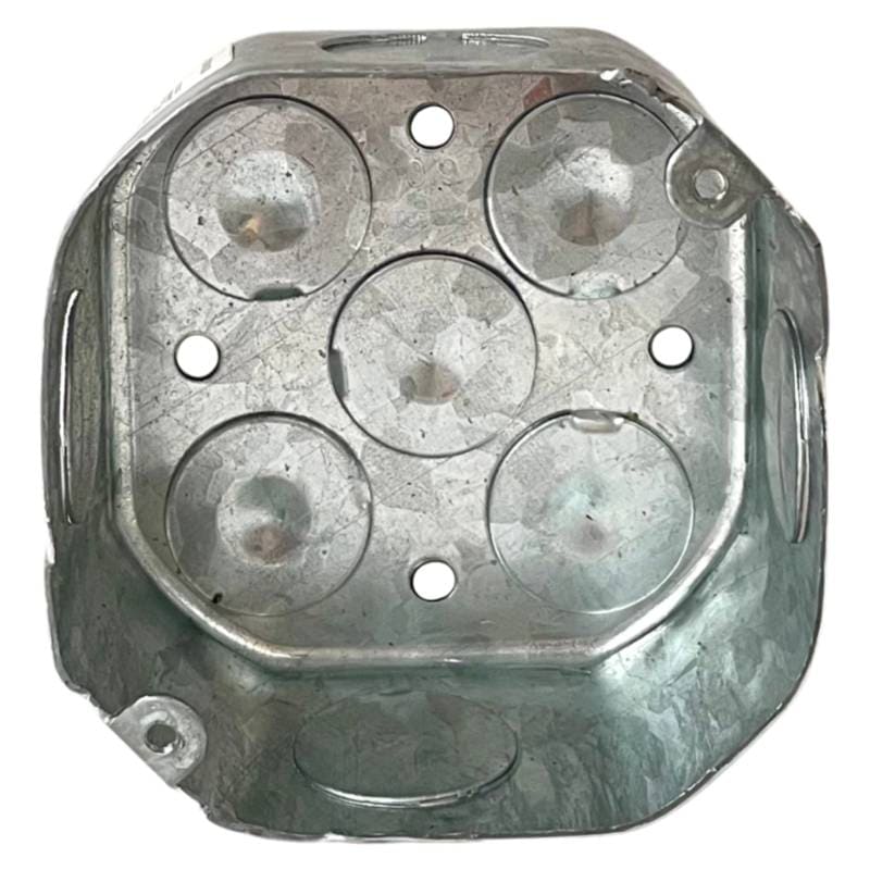 CAJA DE PASE OCTOGONAL  ESTANDAR 100x40 mm - INDUSTRIAS ELÉCTRICAS RODRIGUEZ SAC