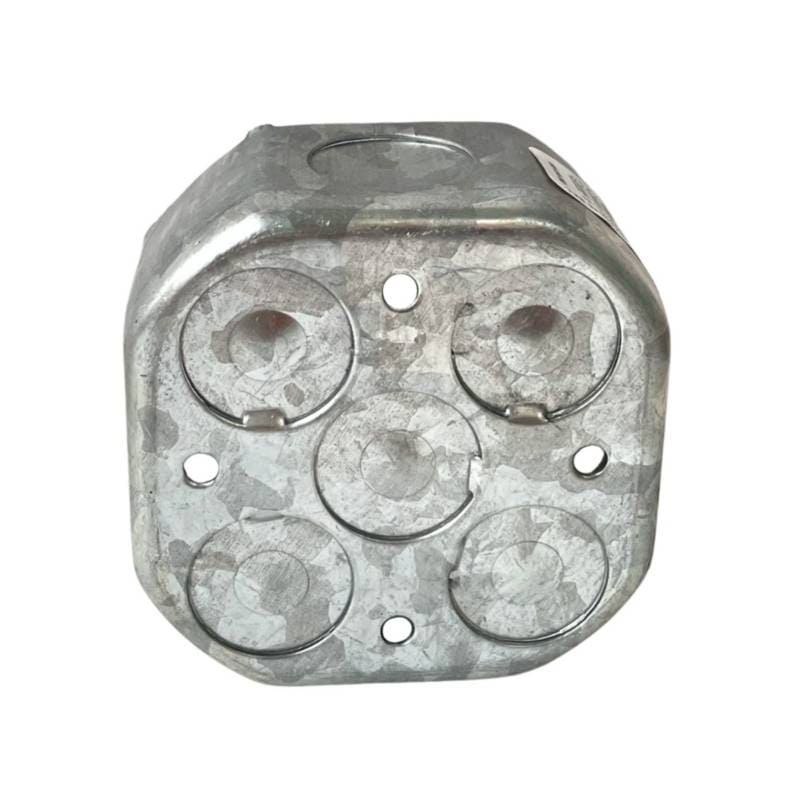 CAJA DE PASE OCTOGONAL 100x55 mm - INDUSTRIAS ELÉCTRICAS RODRIGUEZ SAC