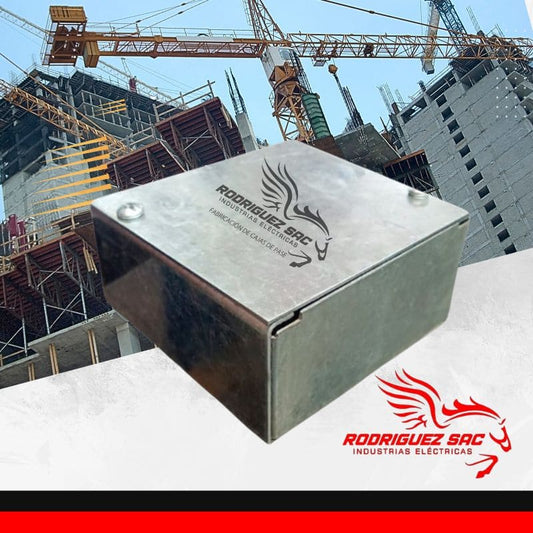 CAJA DE PASE CIEGA COMERCIAL  100x100x75 - INDUSTRIAS ELÉCTRICAS RODRIGUEZ SAC