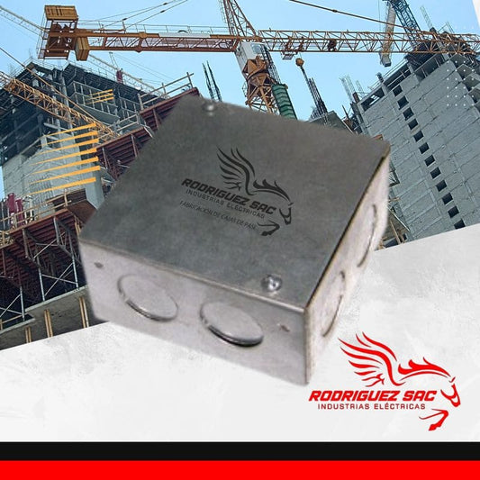 CAJA DE PASE CUADRADA 500x500x150 mm - INDUSTRIAS ELÉCTRICAS RODRIGUEZ SAC