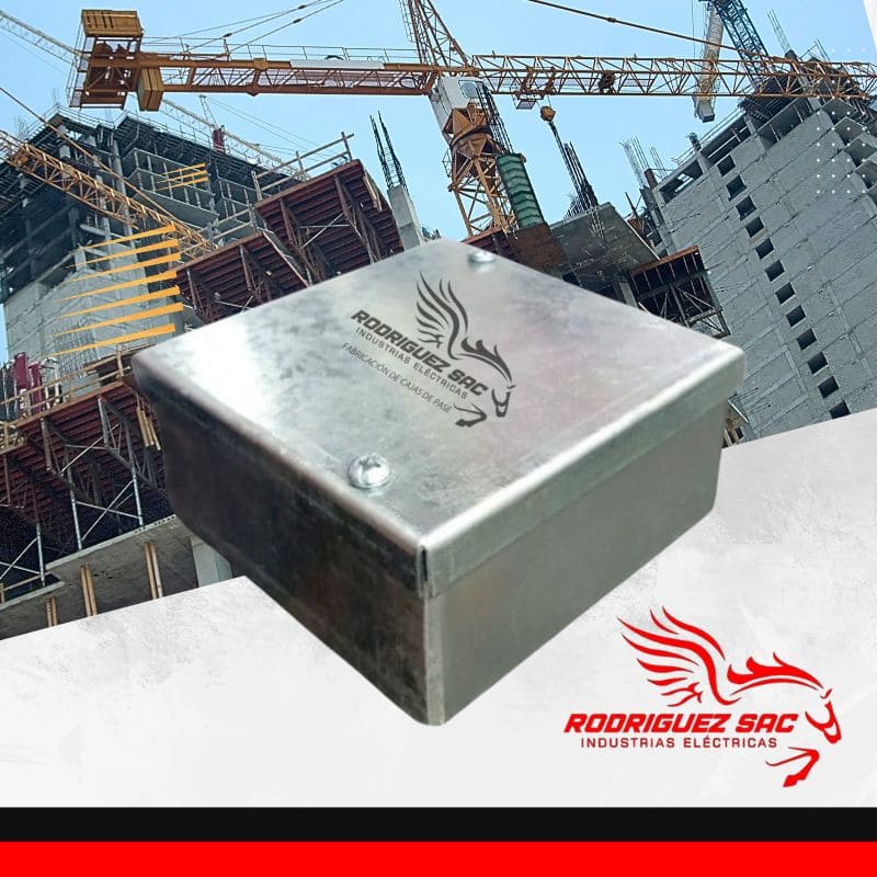 CAJA DE PASE HERMÉTICA 200X200X100 - INDUSTRIAS ELÉCTRICAS RODRIGUEZ SAC
