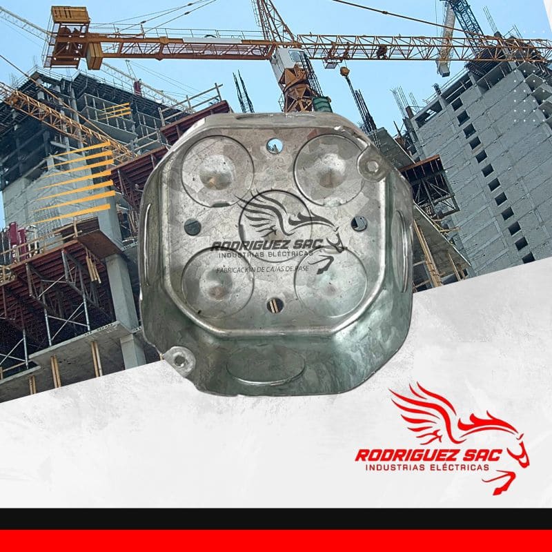 CAJA DE PASE OCTOGONAL  ESTANDAR - INDUSTRIAS ELÉCTRICAS RODRIGUEZ SAC