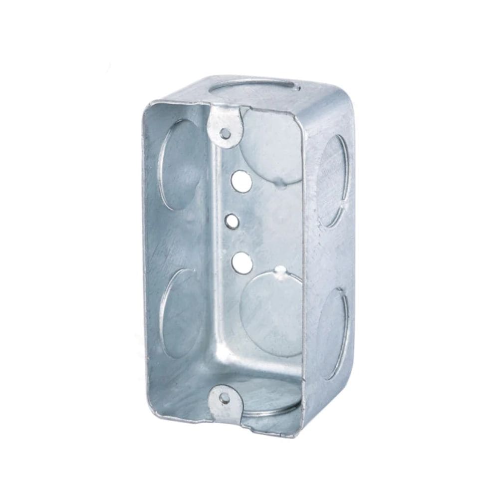 CAJA DE PASE RECTANGULAR COMERCIAL  55X100X40 - INDUSTRIAS ELÉCTRICAS RODRIGUEZ SAC